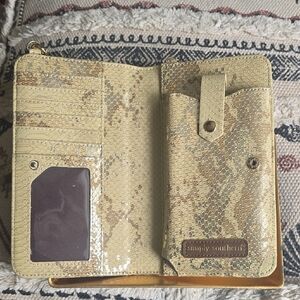 Simply Southern Gold Snake Print Wallet
